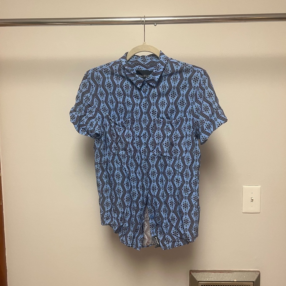 WILDFANG short sleeve button down